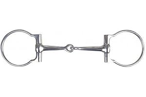 HKM SPORTS EQUIPMENT HKM Sports Equipement Western Anneau en D Snaffle Simple cassé 125 mm
