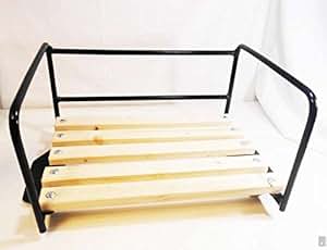 Traktor-Sitz Schwarz mit Bügel für Beifahrer / Sozius-Sitzbank