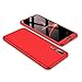 Price comparison product image for Huawei P20 Pro Case Red, PC Hard 360 Degrees Full Body Protective Cover Ultra-thin Anti-Scratch Bumper Matte Phone Case 3 in 1 DESCHE-Red
