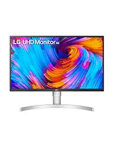 LG 27 inch (68.5 cm) 4K-UHD (3840 x 2160) HDR 10 Monitor with IPS Panel, Radeon FreeSync, Height/Pivot/Tilt Adjustable Stand, HDMI x 2, Display Port- 27UL550 (White)