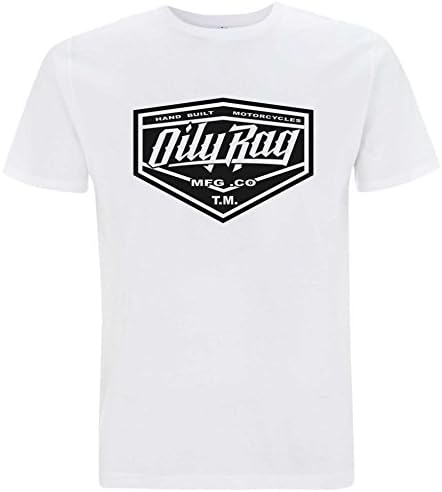 Oily Rag Clothing Hand Build Motorcycle mfg T-Shirt (Medium)