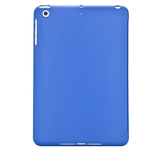 Khomo iPad Mini 1, 2, 3 Hülle Case Dunkelblau Gehäuse mit doppelten Schutz ultra dünn und leicht, Smart Cover – Italic Dark Blue - 3