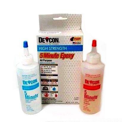 Devcon 255,1 gram 5 minute epoxy colla impermeabile 680,4 kilogram 127,6 gram