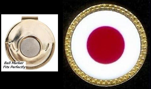 Gatormade Flag Golf Ball Marker + Magnetic Hat Clip Japan