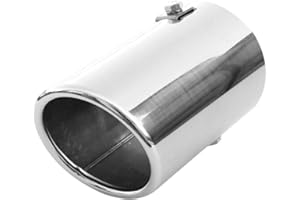 Auspuffblende Endrohr Auspuff Universell Schalldampfer Sport Oval Sportauspuff Endrohrblenden Blende Edelstahl AutoHobby