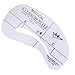 XINW 24pcs Eyebrow Model Grooming Stencil Kit Template Make Up Shaping Tools