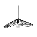 Tosel 16652 Suspension, Acier, E27, 40 W, Noir, 42cm x 50cm.