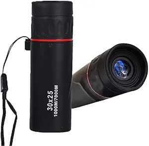 Aeoss High Definition Wide View Monocular, 7X Zoom Optical Monocular, Portable Outdoor Telescope, Black (with Smartphone Adapter)