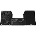 Panasonic SC-PMX90 – Micro System with Bamboo Speakers - (Hi- Fi, Home Sound, 14cm Woofer, 1.8cm Silk Dome Tweeter, 1.5cm Piezo Twitter, Bluetooth, Dual USB, FM Radio, AUX 3.5mm) - Black