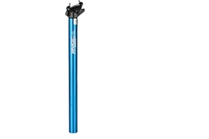 Trkimal Shim Tige de selle de vélo en alliage d'aluminium 27,2 mm, 30,9 mm, 31,6 mm, 400 mm, réglable pour VTT, vélo de route, VTT, BMX