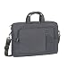 Produktbild Rivacase 2in1 Rucksack-Tasche - Umhängetasche wandelbar in einen Rucksack - wasserfester Rucksack mit Laptopfach (16 Zoll) - Laptoptasche aus robustem Polyester - grau
