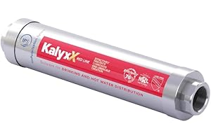 Swiss Aqua Technologies | Addolcitore d'acqua Anticalcare Innovativo IPS Kalyxx RedLine G 3/4" Femmina IPSKXRG34 | Riduzione Calcarea | Installazione Facile | Senza Manutenzione | Tecnologia TGP