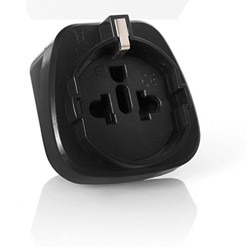 Neuftech ein Stück Reisestecker Adapter USA 3pin Typ B mit Schutzkontakt für America Canada China Taiwan Tailand Philippines Japan - 2