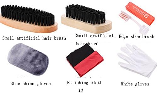 QFFL Shoe Brush Multifunctional Home Shoes Brush Shoe Brush Set Shoe Shiner 6 Colors Optional Shoe Brushes ( Color : C )