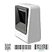Produktbild 2D Barcode Scanner omnidirektional Handsfree Automatische USB-Barcode Reader für mobile Zahlung Computer Bildschirm Scan weiß