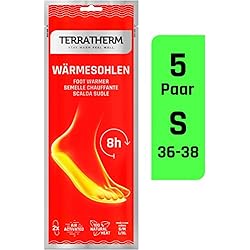 Semelles Chauffantes pour Chaussures - 8 Heures de chauleur aux Pieds, Semelles Chauffantes, Chaleur 100% Naturelle, des chaufferettes et des Semelles chauffantes, Chauffe Pied, 5 Paires S