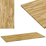 tablero roble leroy merlin Solo para uso en interiores vidaXL Roble Tablero Mesa Rectangular Madera 23 mm 100x60 cm Superficie Tapa