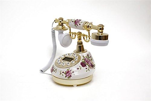 Creative European pastoral retro antique Push Button landline Corded Phone for home office