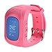 Produktbild DUWIN Kinder Smart Watch | Smartwatch| Armbanduhr | GPS,SOS, Telefon, Sprachnachrichten, Standortlokalisierung per App, Ortung, Tracker | - verwendbar mit Micro Sim Karte, Pink