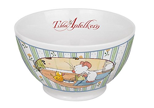 Preisvergleich Produktbild Porzellanschale Tilda Apfelkern. Motiv Frühling: Tilda Apfelkern. Edle Porzellanschale, farbig bedruckt