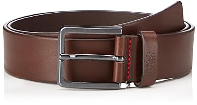 Boss HUGO Gionio_sz40 Ceinture, Marron (Dark Brown 202), 110 (Taille fabricant: 95) Homme