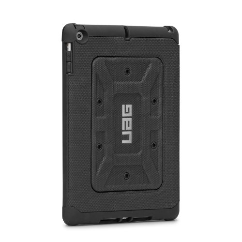 Urban Armor Gear Schutzhülle nach US-Militärstandard für Apple iPad Air – schwarz [Verstärkte Ecken | Wake/Sleep | Sturzfest | Antistatisch | Standfunktion] – UAG-IPDAIR-BLK/BLK-VP - 3