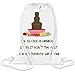 Produktbild Life Is Like A Fondue Kundenspezifischen bedruckte Kordelzugtasche - 100% weicher Polyester - Eine stilvolle Tasche für den alltäglichen Gebrauch