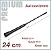 Produktbild - CHEVROLET - KFZ Antennenstab INION® Universal 24cm Kurz Stab Antenne mit M4 M5 M6 Gewinde - AVEO - CRUZE - KALOS - MATIZ - NUBIRA - LANOS - SPARK - REZZO - ORLANDO - TRAX ------ Radio UKW / FM - Dachantenne
