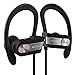 Price comparison product image Sport Bluetooth Earphones, ALANGDUO Wireless Stereo Bluetooth V4.1 Sweatproof Sports Earbuds Running Headphones with Microphone Workout Headset for iPhone, Android Smartphones (G7 Black)