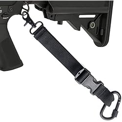 Sangle Airsoft 1 Point Tactique Pistolet Sling Sangle de Fusil 1 Point Sling Rifle Sling Bretelle de Fusil Adaptateur de Fixation