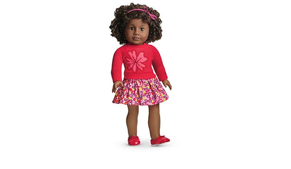 american girl flower sweater and skirt