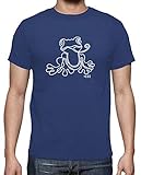latostadora - Camiseta Frog noehlya para Hombre Azul Royal XL