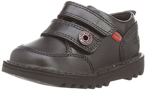Kickers Kick Racer Mf Lthr Im, Boys' Loafers, Black (Black), 5 Child UK (22 EU)