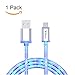 Produktbild Vaken Premium LED in der Dunkelheit leuchtendes Hochgeschwindigkeits- USB 2.0 A Male to Micro USB B Lade- und Synchronisations Kabel mit Aluminiumkopf für Android (Micro USB* 1 Packung)