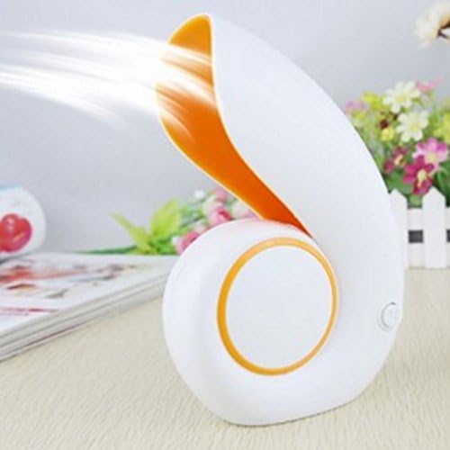 Mini USB Fan Turbo Conch No Leaf Fan Desktop Office Leafless Fan Silent Fan,Pink