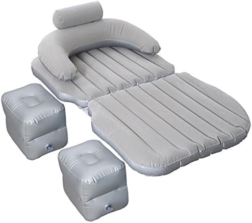 Toddler Kids Car Travel Inflatable Mattress Air Bed Camping Outdoor SUV Auto Sedans Trucks Universal AirBed Backseat Cushion (Color : Gray)