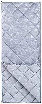 Outdoors COCO Multipurpose Thin Light Sleeping Bag Liner Travel Camping Anti-dirty Adult Individual Double Lovers (Color : Gray, Size : Left)