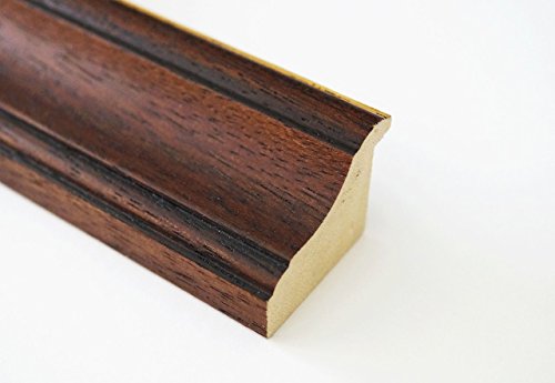 Spiegel Wandspiegel Badspiegel Flurspiegel Garderobenspiegel – Über 200 Größen – Genua Braun Gold 4,3 – Außenmaß des Spiegels 70 x 140 – Wunschmaße auf Anfrage – Antik, Barock - 6