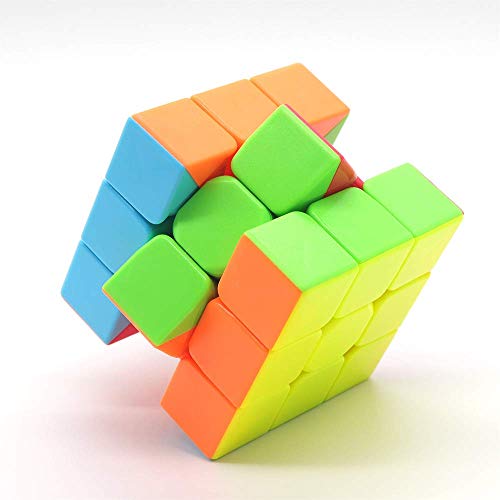 FAVNIC QiYi Warrior W Speed Cube, Cubless Magic Cube Speed Magic Cube Puzzle para niños y adultos 3X3