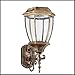 Produktbild JESSIEKERVIN YY3 LED solarbetriebene Wandlaternen Wandleuchte Lampe Outdoor Gartenzaun Tür (Farbe : Copper)