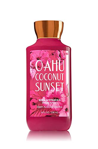 Bath and Body Works Oahu Coconut Sunset - Shea & Vitamin E Body Lotion 236 mL RS.1190 (70.00% Off) - Amazon