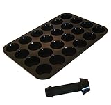 SiliconeCuisine - Moule Silicone pour 24 Cupcakes/Tartelettes/Canapé + GRATUIT Tamper ... sur Amazon
