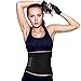 Produktbild Sport Rückenbandage, OMorc Taillen Trimmer Gurt, Taillentrainer Fitnessgürtel Bauch Steuer für Damen und Herren (Schwarz)