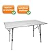 Produktbild Wetterfester Aluminium-Falttisch, regulierbare Höhe 46-70 cm, auch als Kindertisch nutzbar, ideal für den Campingurlaub, als Balkontisch oder Beistelltisch, Rolltisch für bis zu 6 Personen geeignet