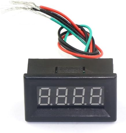 DEOK Ampere Meter with Current Shunt Digital Amp Monitor 0-300A Green LED