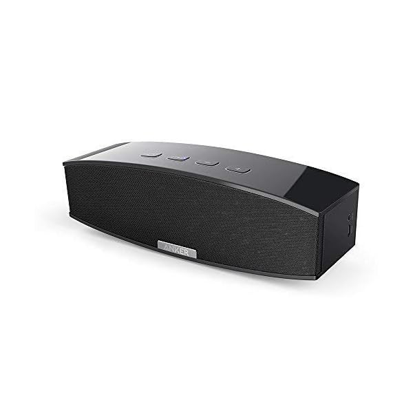 Anker Stereo Wireless Bluetooth 4.0 Speaker, Dual Passive Radiators/Subwoofers for Bass, 8-hour Playtime, Portable…