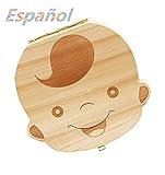 ☆Adorable Bebé Dientes De Leche Caja Para Guardar Cabello Lanugo.Un Gran Regalo Para El Regalo Recién Nacido Del Bebé O De Cumpleaños.