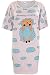 Ladies Nighty Wear Lamb-L-Pnk One Size