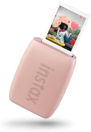 Fujifilm Instax mini Link 3 Rose Pink - Mini Stampante per Smartphone, Stampa ad Alta Velocità, Effetti AR 3D Integrati, Modalità Click to Collage, Dimensioni Immagine 62 x 46 mm