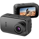 F2 2K 1080P Parmak Kamera 130&deg; Geniş A&ccedil;ı IPS Ekranlı 25g Mini Taşınabilir Cep Kamerası Siyah